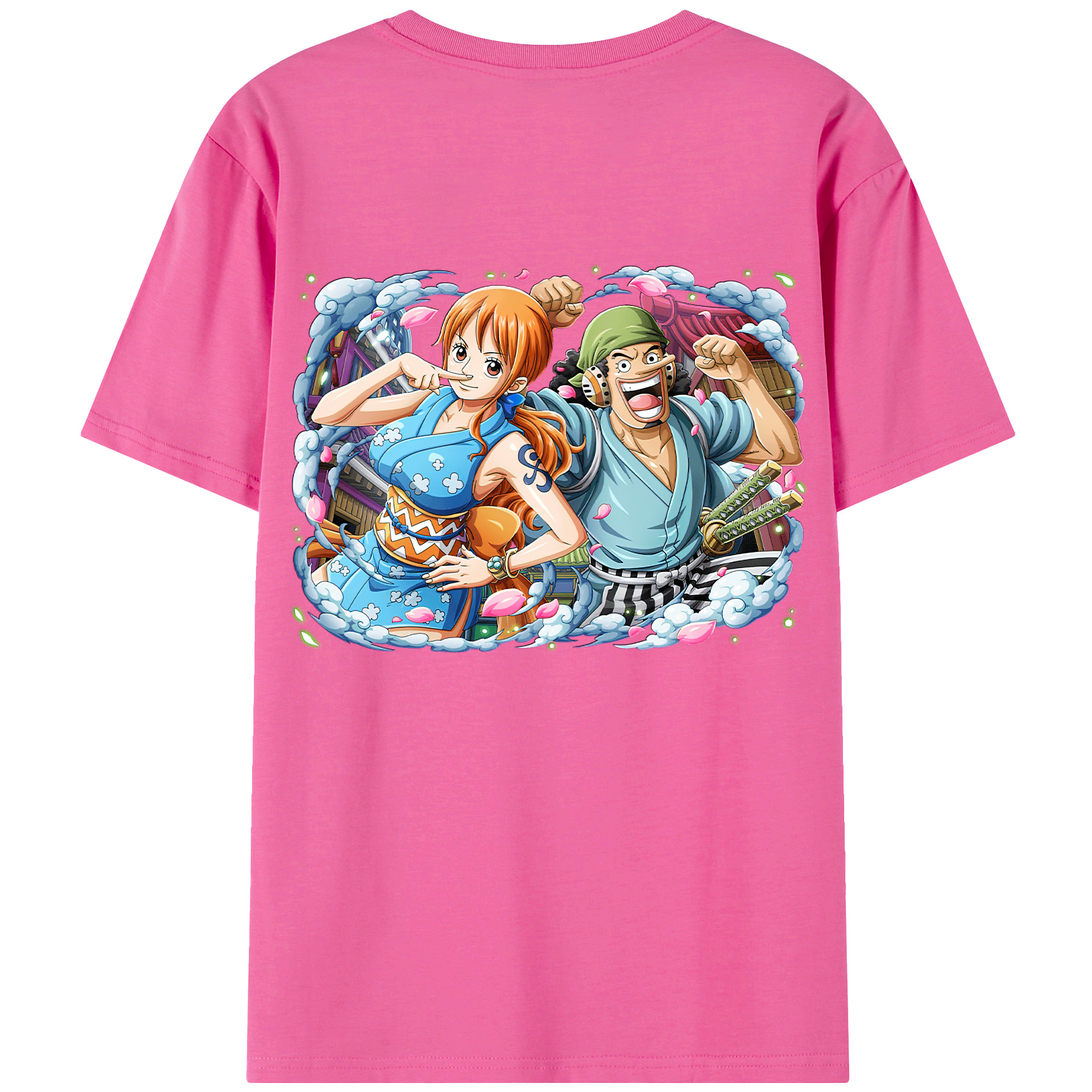 （画像用） ワンピース ナミ ONE PIECE Nami レディース半袖Tシャツ(バックプリント)